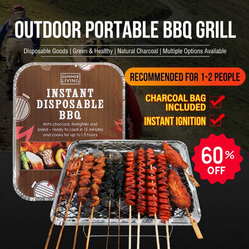Outdoor High Temperature Dosage Less Smoke Barbecue Small Disposable Barbecue Outdoor - Image 1