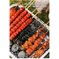 Outdoor High Temperature Dosage Less Smoke Barbecue Small Disposable Barbecue Outdoor thumbnail 4