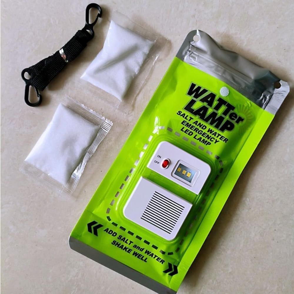 🔥 BIG SUMMER SALE UPTO 50% 🔥 LED Salt Water Emergency Lamp Waterproof Portable Salt Water Lights Reusable thumbnail 5