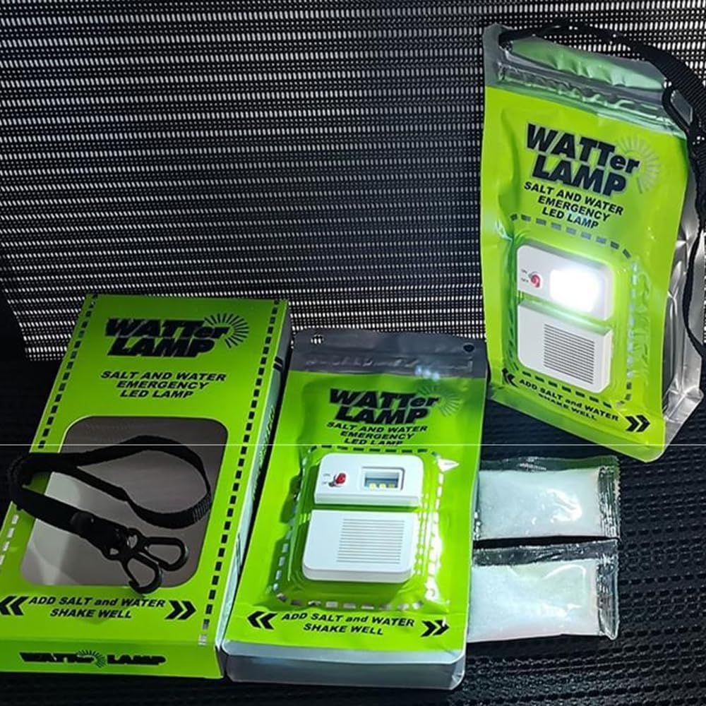 🔥 BIG SUMMER SALE UPTO 50% 🔥 LED Salt Water Emergency Lamp Waterproof Portable Salt Water Lights Reusable thumbnail 7