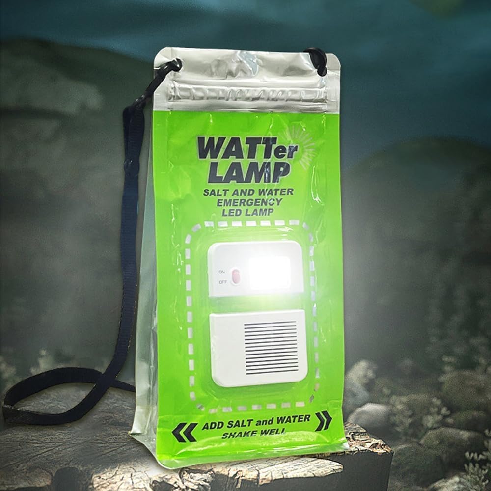 🔥 BIG SUMMER SALE UPTO 50% 🔥 LED Salt Water Emergency Lamp Waterproof Portable Salt Water Lights Reusable thumbnail 9