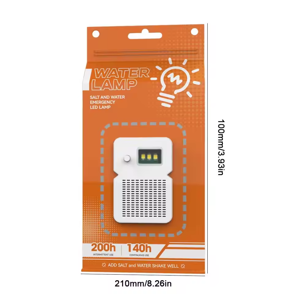 🔥 BIG SUMMER SALE UPTO 50% 🔥 LED Salt Water Emergency Lamp Waterproof Portable Salt Water Lights Reusable thumbnail 3