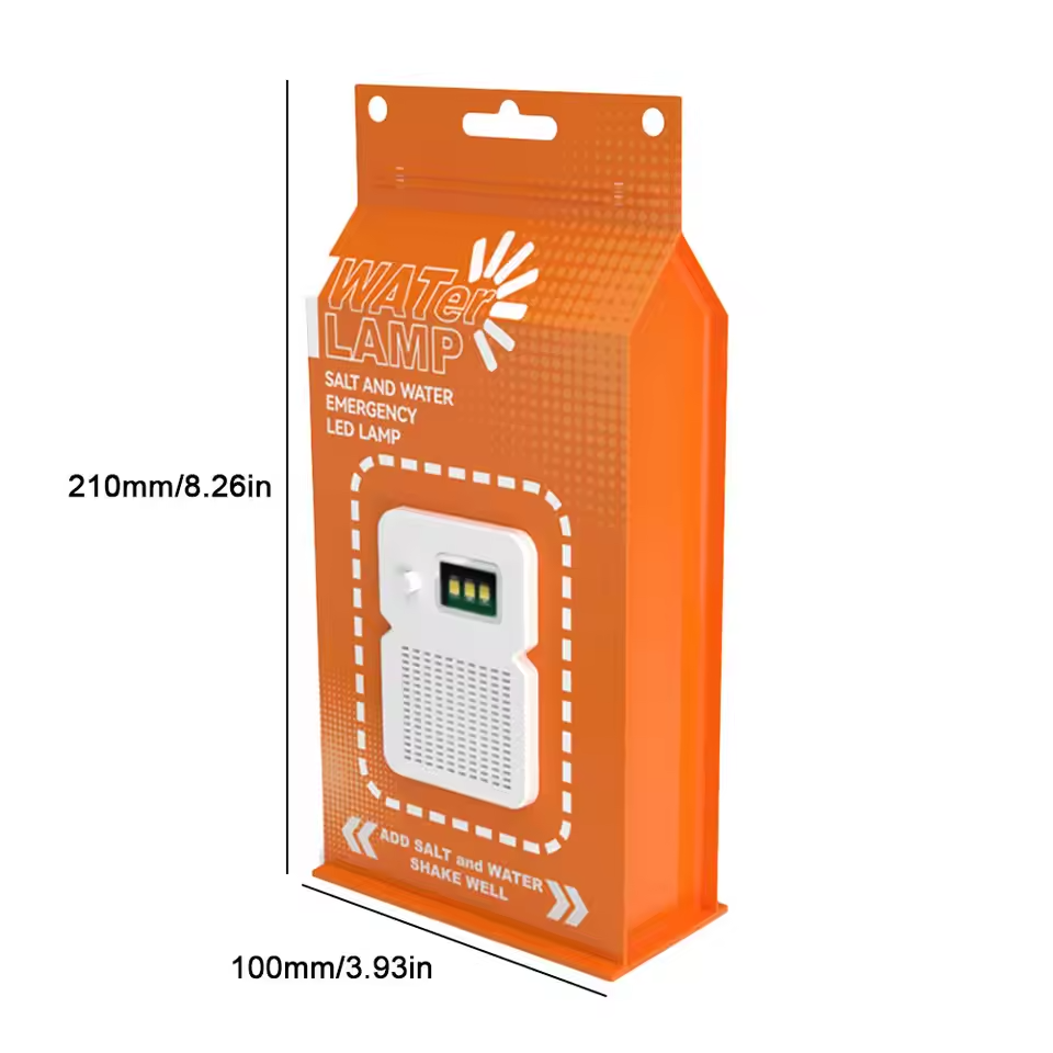 🔥 BIG SUMMER SALE UPTO 50% 🔥 LED Salt Water Emergency Lamp Waterproof Portable Salt Water Lights Reusable thumbnail 6