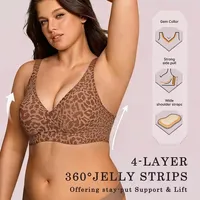 2026 Summer Hot Sale – 50% OFF 🏆🔥 Super Firming Leopard Print Bra for Women | Wirefree Support, No More Sagging thumbnail 2