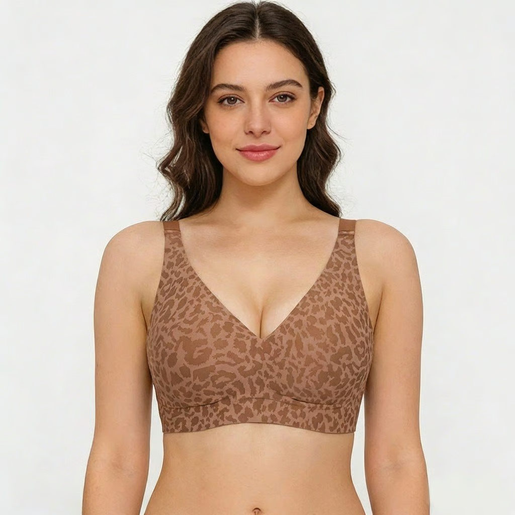 2026 Summer Hot Sale – 50% OFF 🏆🔥 Super Firming Leopard Print Bra for Women | Wirefree Support, No More Sagging thumbnail 8