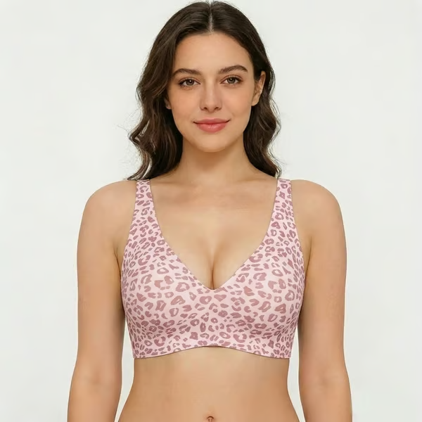 2026 Summer Hot Sale – 50% OFF 🏆🔥 Super Firming Leopard Print Bra for Women | Wirefree Support, No More Sagging thumbnail 9