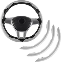 🔥Last day of the limited-time 50% off sale!🔥Carbon Fiber Silicone Anti-Slip Car Steering Wheel Cover Universal Fit thumbnail 10