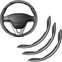 🔥Last day of the limited-time 50% off sale!🔥Carbon Fiber Silicone Anti-Slip Car Steering Wheel Cover Universal Fit thumbnail 17