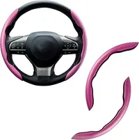 🔥Last day of the limited-time 50% off sale!🔥Carbon Fiber Silicone Anti-Slip Car Steering Wheel Cover Universal Fit thumbnail 19