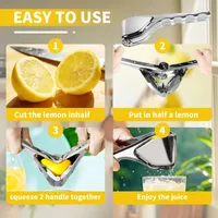🔥2026 Summer Sale 49% OFF🔥Citrus Squeezer |Zinc Alloy or PP – Handheld Juicer for Lemons, Limes & Oranges 🍋 thumbnail 3