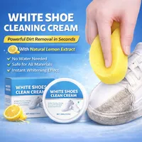 🔥2026 Summer Hot Sale 49% OFF🔥White Shoes Solid Clean Cream thumbnail 1