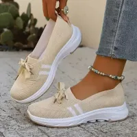 💗Mother's Day 60% OFF✨Women’s Breathable Knit Slip-On 🔥 Lightweight Low-Top Casual Shoes thumbnail 8