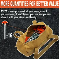 ✨LAST DAY SALE 49% OFF🔥 8" Screw in Tent Stakes - Ground Anchors Screw thumbnail 7