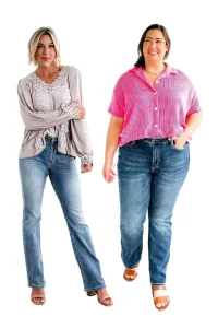 ✨HOT SALE 49% OFF👖New Tummy Control Bootcut Jeans 🔥(Buy 2 Free Shipping)📦 thumbnail 3