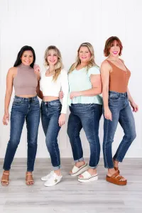 ✨HOT SALE 49% OFF👖New Tummy Control Bootcut Jeans 🔥(Buy 2 Free Shipping)📦 thumbnail 8
