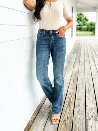 ✨HOT SALE 49% OFF👖New Tummy Control Bootcut Jeans 🔥(Buy 2 Free Shipping)📦 thumbnail 12