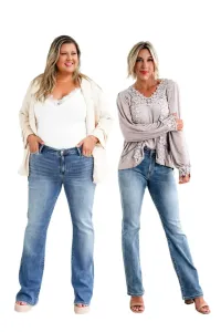 ✨HOT SALE 49% OFF👖New Tummy Control Bootcut Jeans 🔥(Buy 2 Free Shipping)📦 thumbnail 4