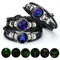 🔥2026 Summer Sale 49% OFF🔥12 Constellation Zodiac Sign Charm Luminous thumbnail 2