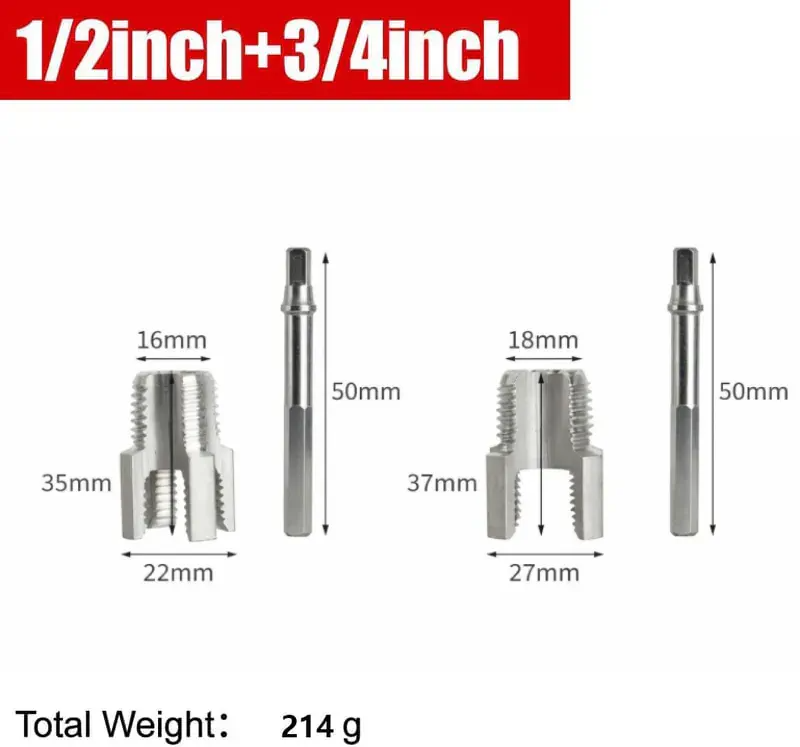 49% OFF 🔥Pipe Tapping and Threading Tool | Dual-Specification Compatible thumbnail 149% OFF 🔥Pipe Tapping and Threadi - Image 1