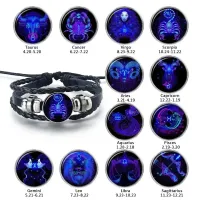 🔥2026 Summer Sale 49% OFF🔥12 Constellation Zodiac Sign Charm Luminous thumbnail 4
