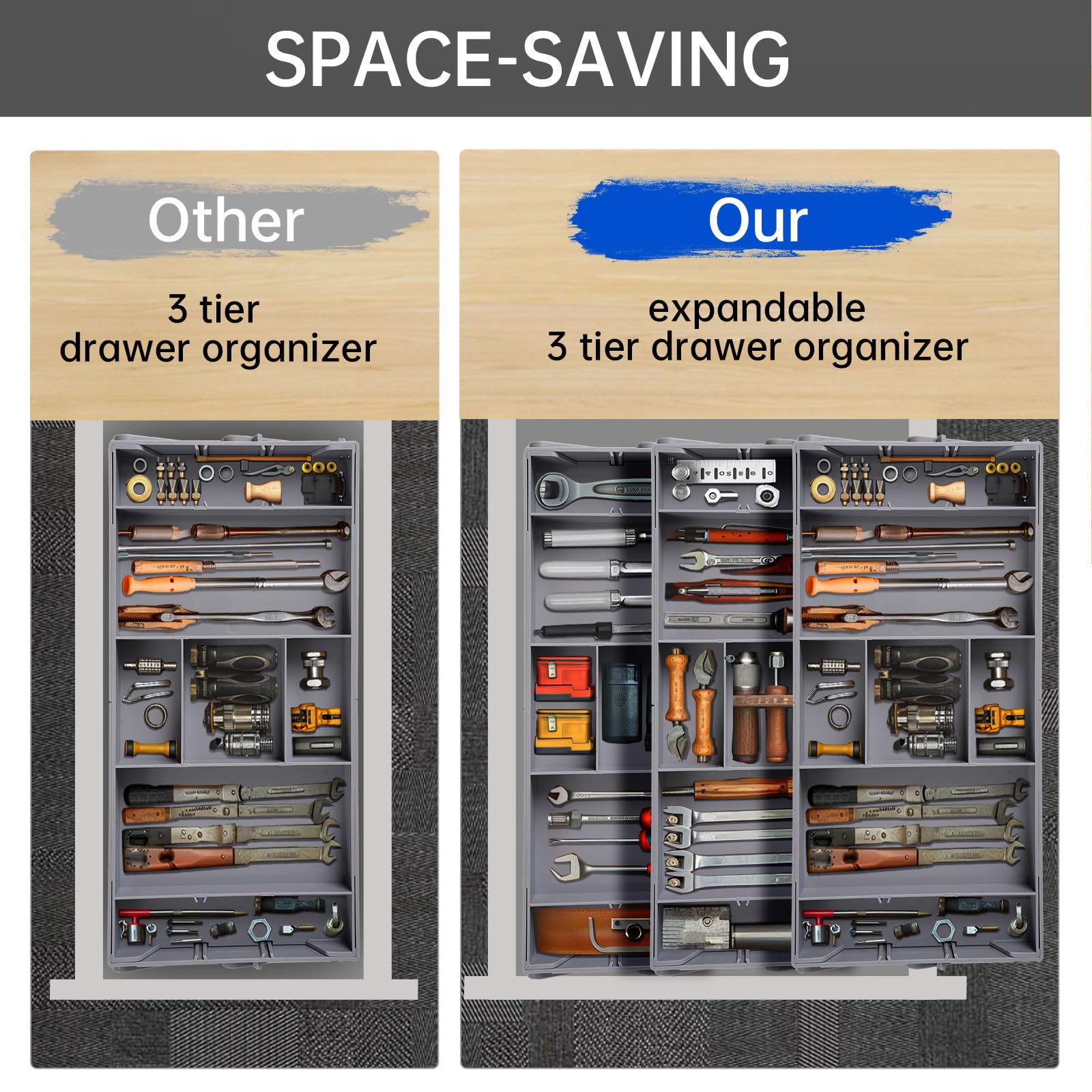 🔥Last Promotion🔥Multi-Level Smart Drawer Organizer thumbnail 5