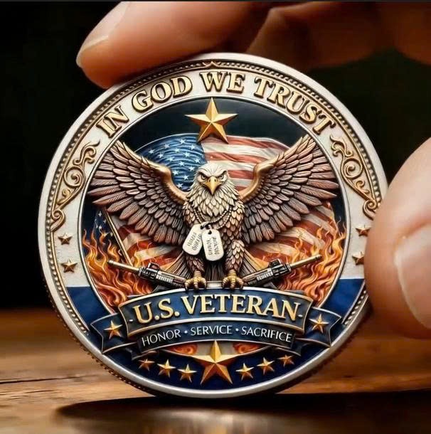 đ„Last Day 50% OFFđ„ 250 Years of Freedom Veteran Tribute Coin - Image 1
