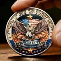 🔥Last Day 50% OFF🔥 250 Years of Freedom Veteran Tribute Coin thumbnail 1