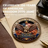 🔥Last Day 50% OFF🔥 250 Years of Freedom Veteran Tribute Coin thumbnail 3