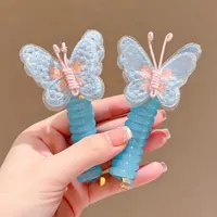 🔥🔥SALE OFF UP TO 50%🔥🔥 2Pcs Butterfly Elastic Rubber Bands Children Telephone Wire Hair thumbnail 6