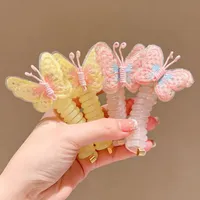 🔥🔥SALE OFF UP TO 50%🔥🔥 2Pcs Butterfly Elastic Rubber Bands Children Telephone Wire Hair thumbnail 5