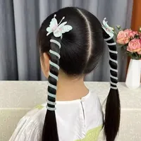 🔥🔥SALE OFF UP TO 50%🔥🔥 2Pcs Butterfly Elastic Rubber Bands Children Telephone Wire Hair thumbnail 3