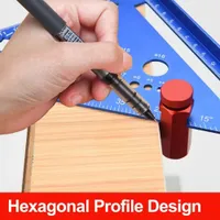 🔥🔥SALE OFF UP TO 50%🔥🔥Hook Framing Square Gauges Knobs Design Adjustable Auxiliary Clamp thumbnail 3