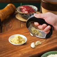 🔥🔥SALE OFF UP TO 50%🔥🔥Stainless Steel Garlic Press Rocker thumbnail 5