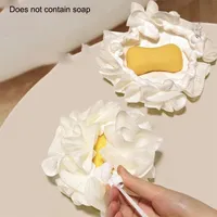 🔥🔥SALE OFF UP TO 50%🔥🔥 1 Piece Of Soft Loofah Sponge Bath Ball -2-in-1 Soap Dispenser thumbnail 2