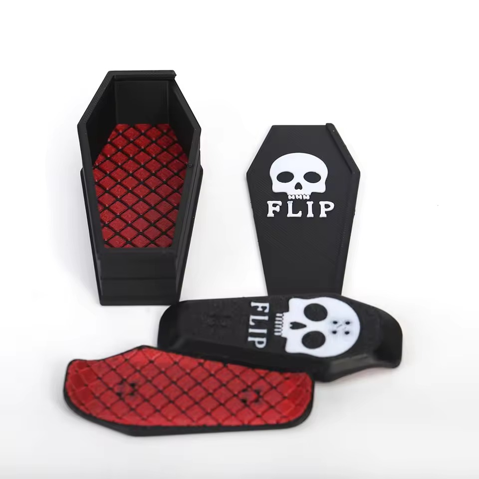 🔥🔥SALE OFF UP TO 50%🔥🔥 Magnetic Mini Fingerboard Kickflip 3D Printed Fidget - Image 1