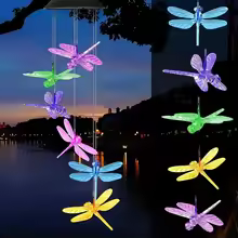 🔥🔥Mother-Days SALE OFF UP TO 50%🔥🔥 1PC Solar Wind Chime Outdoor, Color Changing Hanging Garden Light - Image 1