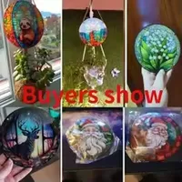 🔥🔥Mother-Days SALE OFF UP TO 50%🔥🔥 Hummingbird Stained Suncatcher Wall Acrylic Panel Window Home Room thumbnail 8