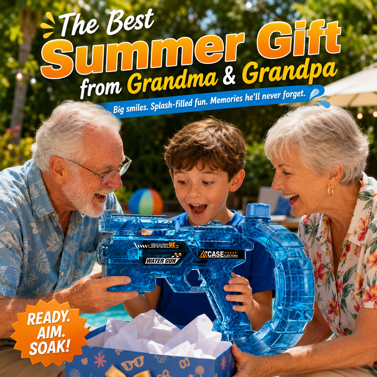 🔥🔥Hot Deal Summer SALE OFF UP TO 60%🔥Galaxy Ring Blaster Water Gun - Image 1