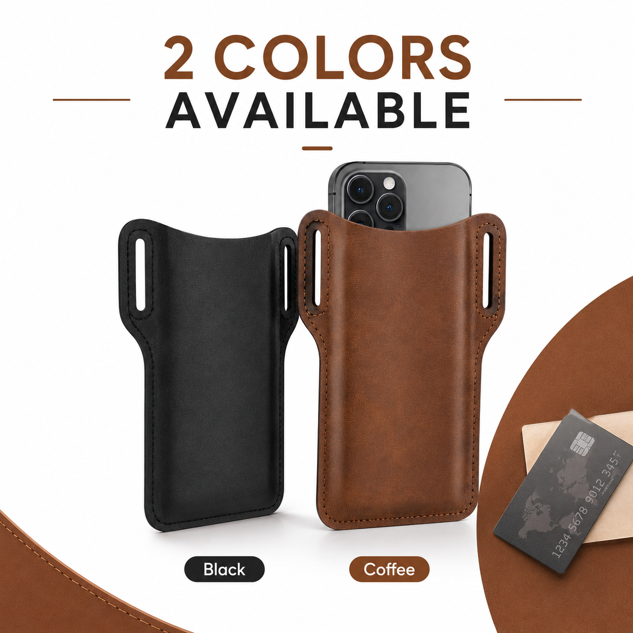 🔥 Limited Drops 🔥Summer Sale Up to 60% Premium Leather Phone Belt Holster thumbnail 8