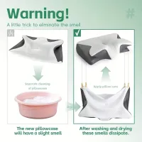 🔥🔥Hot Deal Summer SALE OFF UP TO 60%🔥🔥 Ergonomic Neck Horn Pillow for Side, Back and Stomach Sleepers thumbnail 5