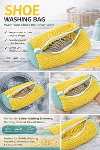 🔥🔥Hot Deal Summer SALE OFF UP TO 60%🔥🔥Washing Shoes Bag Cotton Laundry Fluffy Fibers thumbnail 2