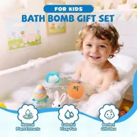 🛁🐣Bath Bombs For Kids – 12 Pack With Surprise Toys Inside, Easter Basket Stuffers thumbnail 2