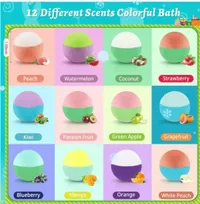 🛁🐣Bath Bombs For Kids – 12 Pack With Surprise Toys Inside, Easter Basket Stuffers thumbnail 6