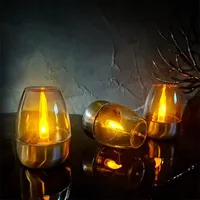 🥳HOT SALE 2026🥳💞Over 50,000 sold!💥🕯️✨ 50% off! Solar tea lights with flickering effect🌙 thumbnail 1