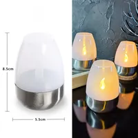 🥳HOT SALE 2026🥳💞Over 50,000 sold!💥🕯️✨ 50% off! Solar tea lights with flickering effect🌙 thumbnail 9