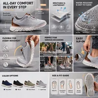 🔥🔥Hot Deal Summer SALE OFF UP TO 60%🔥🔥 Men Sneakers New Men Mesh Casual Shoes Fashion Lightweight thumbnail 1