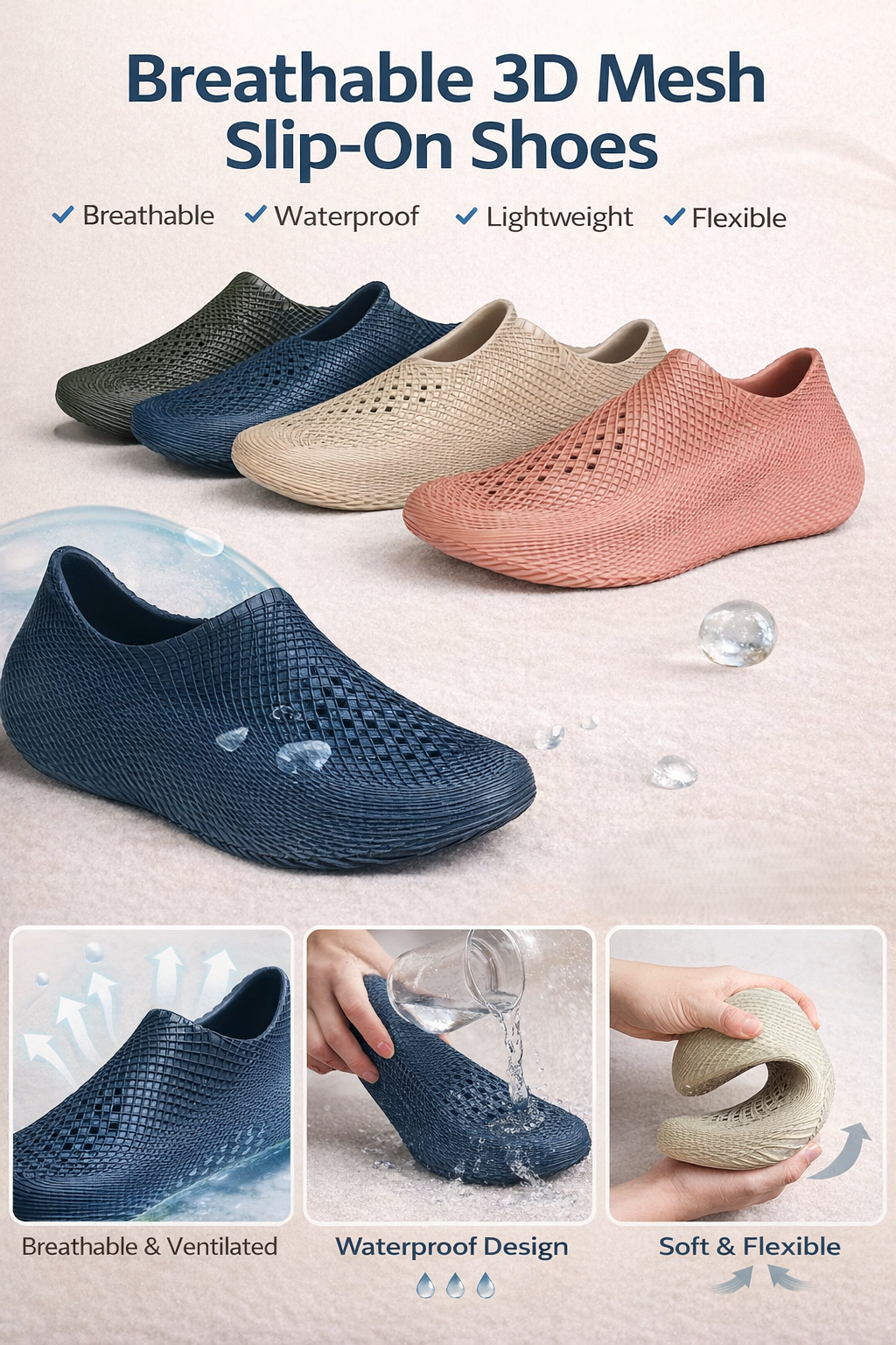 🔥🔥Hot Deal Summer SALE OFF UP TO 50%🔥🔥Cross-border Foreign Trade Men's Hole Shoes Summer thumbnail 3