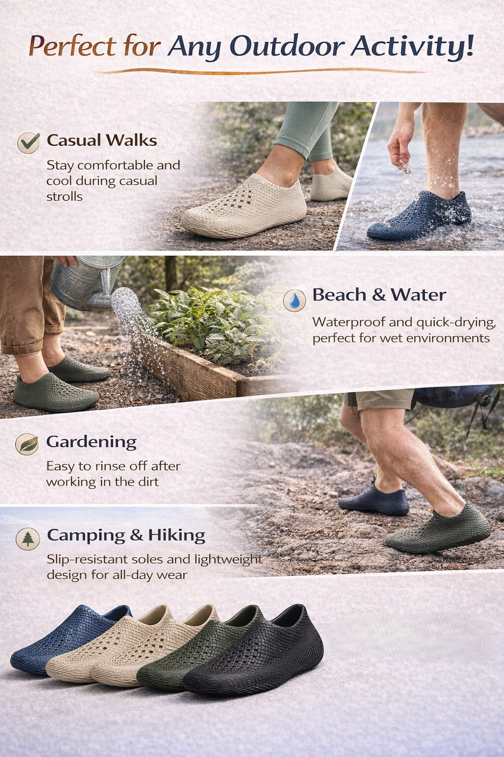 🔥🔥Hot Deal Summer SALE OFF UP TO 50%🔥🔥Cross-border Foreign Trade Men's Hole Shoes Summer thumbnail 4