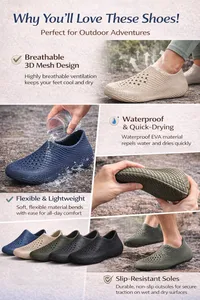 🔥🔥Hot Deal Summer SALE OFF UP TO 50%🔥🔥Cross-border Foreign Trade Men's Hole Shoes Summer thumbnail 4