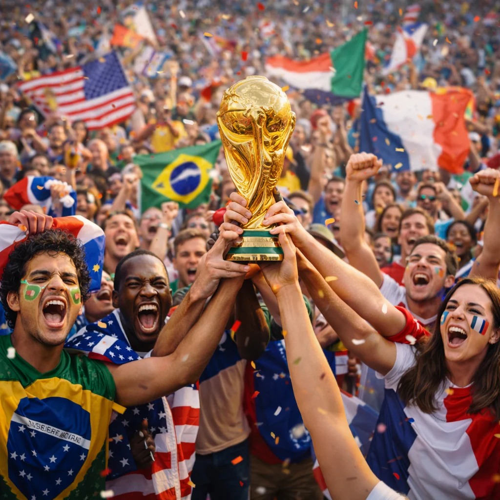 🔥Last Day 50% OFF⚽🏆 2026 FIFA World Cup FIFA Trophy & Ball Keychain thumbnail 6